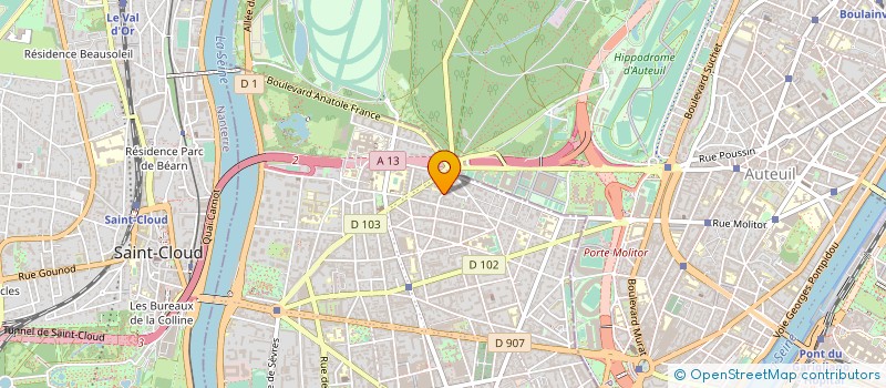 localisation de l'entreprise COPR DU 18 RUE GAMBETTA 92100 BOULOGNE à BOULOGNE-BILLANCOURT