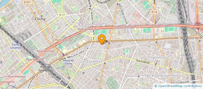 localisation de l'entreprise COPR DU 2 4 6 8 RUE DU GENERAL HENRYS 75017 PARIS  PARIS