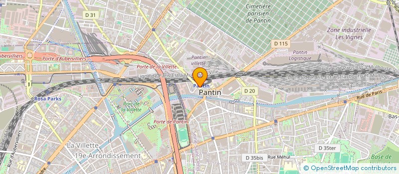 localisation de l'entreprise COPR DU 2 AV EDOUARD VAILLANT 93500 PANTIN  PANTIN