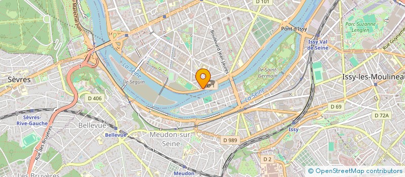 localisation de l'entreprise COPR DU 21 QUAI DE STALINGRAD 92 BOULOGNE à BOULOGNE-BILLANCOURT