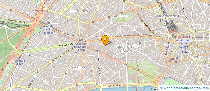 localisation de l'entreprise COPR DU 21 RUE DE WASHINGTON 75008 PARIS  PARIS