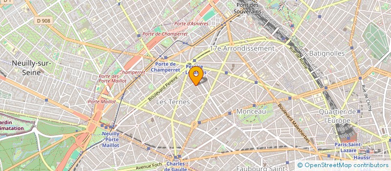 localisation de l'entreprise COPR DU 21 RUE THEODORE DE BANVILLE 75017 PARIS  PARIS