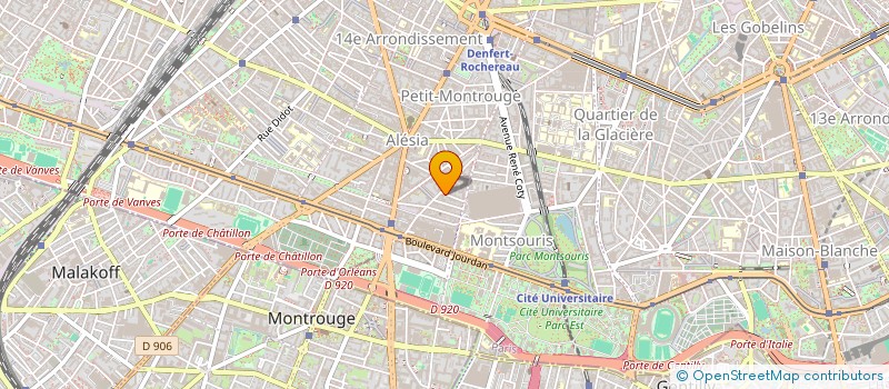 localisation de l'entreprise COPR DU 23 RUE LACAZE  PARIS