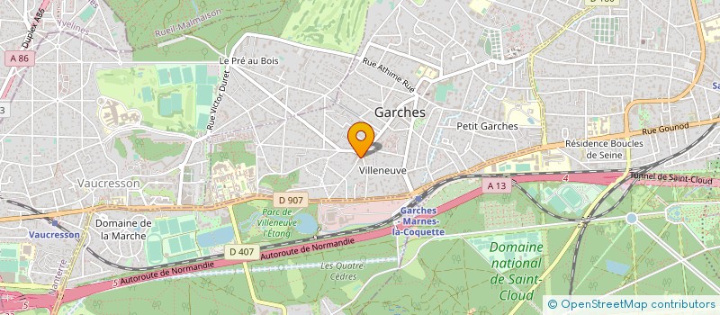 localisation de l'entreprise COPR DU 25 RUE PASTEUR 92380 GARCHES à GARCHES