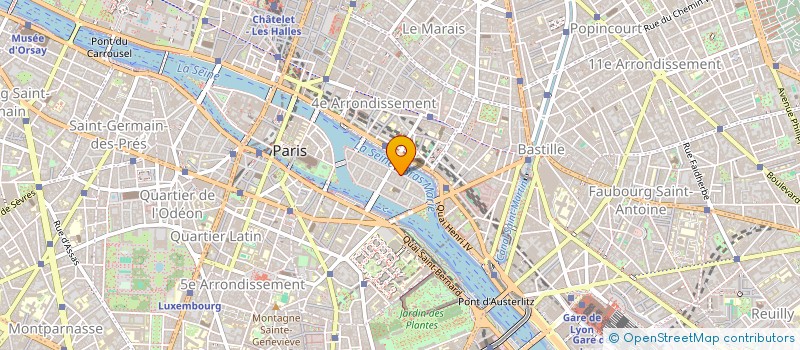 localisation de l'entreprise COPR DU 27 QUAI D ANJOU 75004 PARIS REP PAR  PARIS