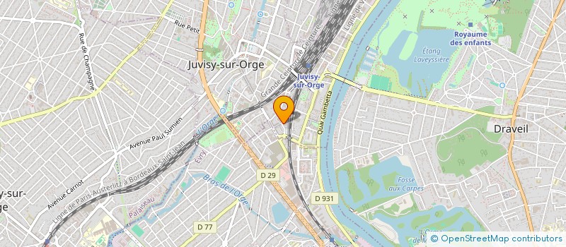 localisation de l'entreprise COPR DU 3 RUE CONDORCET 91 JUVISY SUR ORGE à JUVISY-SUR-ORGE