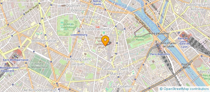 localisation de l'entreprise COPR DU 35 RUE TOURNEFORT 75005 PARIS  PARIS