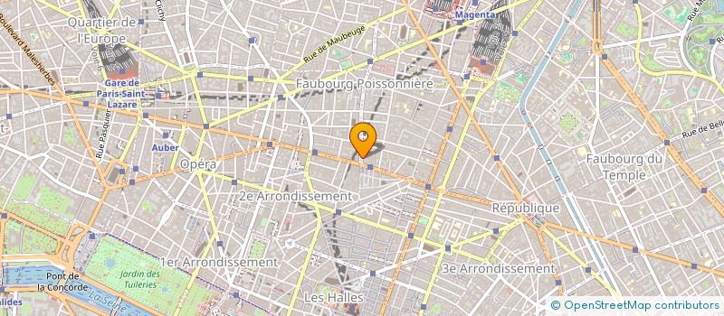 localisation de l'entreprise COPR DU 4 RUE DU FG POISSONNIERE 75010  PARIS