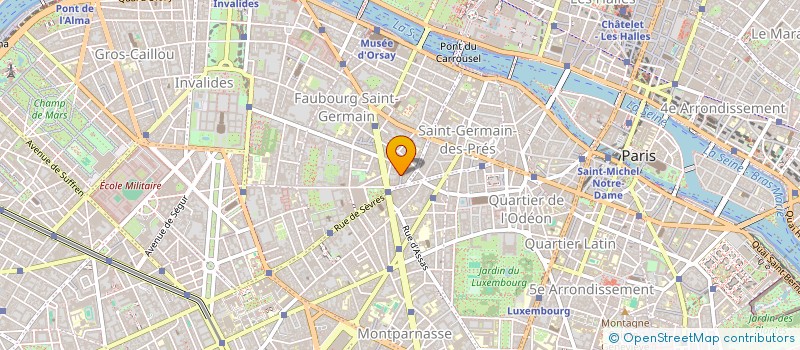 localisation de l'entreprise COPR DU 5 RUE RECAMIER 75007 PARIS  PARIS 07