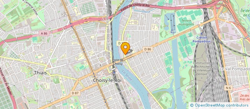 localisation de l'entreprise COPR DU 6 AV D ALFORTVILLE à CHOISY-LE-ROI