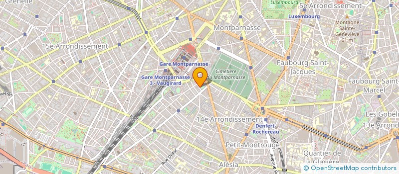 localisation de l'entreprise COPR DU 7 RUE LEBOUIS 75014 PARIS  PARIS