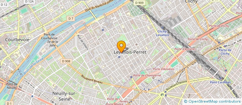 localisation de l'entreprise COPR DU 75 77 RUE CARNOT 92 LEVALLOIS PERRET à LEVALLOIS-PERRET