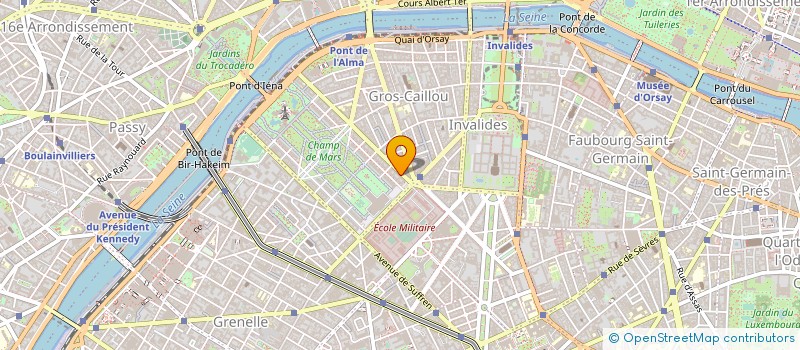 localisation de l'entreprise COPR DU 76 AV DE LA BOURDONNAIS 75007 PARIS  PARIS