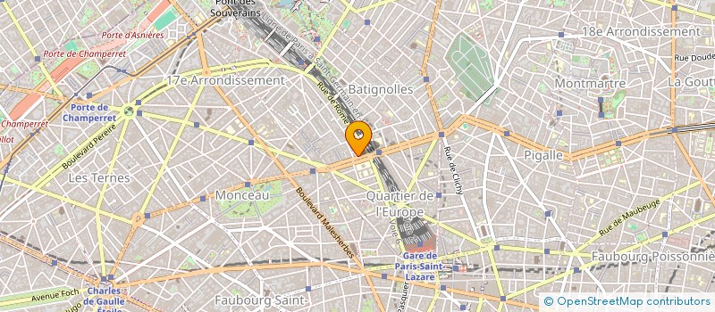 localisation de l'entreprise COPR DU 78 BD DES BATIGNOLLES 75017 PARIS  PARIS