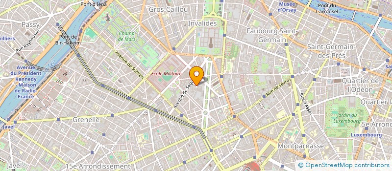 localisation de l'entreprise COPR DU 8 VILLA DE SEGUR 75007 PARIS  PARIS