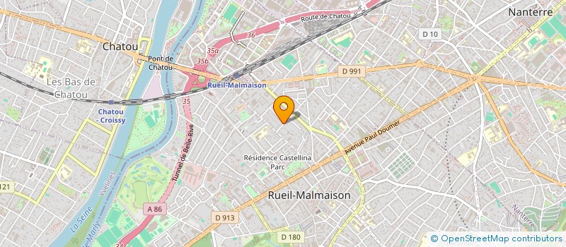 localisation de l'entreprise COPR DU 9 RUE BAUDIN 9 2500 RUEIL MALMAISON à RUEIL-MALMAISON