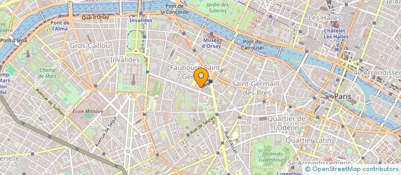 localisation de l'entreprise COPR DU 92 RUE DU BAC 75007 PARIS  PARIS