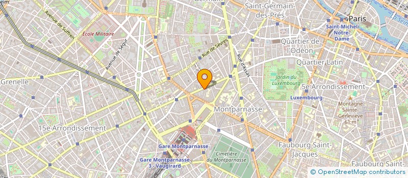 localisation de l'entreprise COPR DU 95 RUE DE VAUGIRARD  PARIS