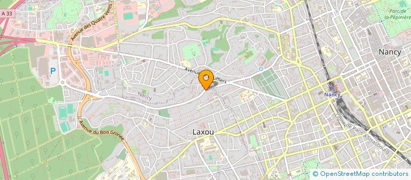 localisation de l'entreprise COPR  DU PETIT ARBOIS  LAXOU