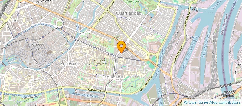 localisation de l'entreprise COPR EDEL GUERIN à STRASBOURG