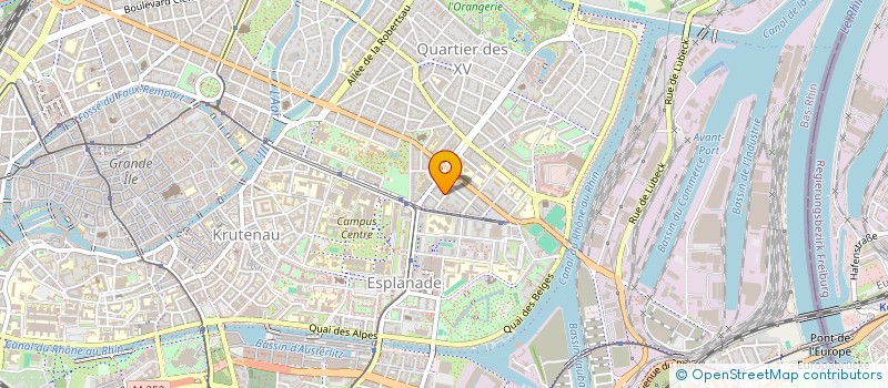 localisation de l'entreprise COPR EDEL KIRSTEIN à STRASBOURG