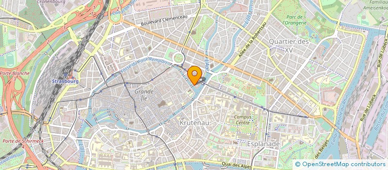 localisation de l'entreprise COPR ENSEMBLE IMMOB ESCA à STRASBOURG