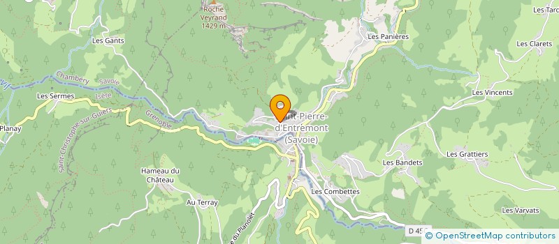 localisation de l'entreprise COPR EPERNAY  ENTREMONT-LE-VIEUX