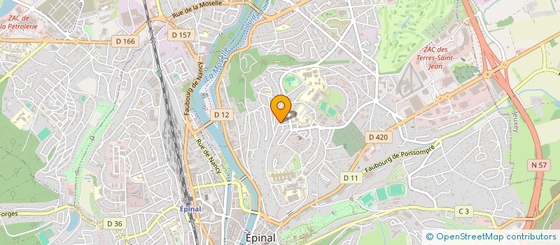 localisation de l'entreprise COPR EPINETTE  EPINAL