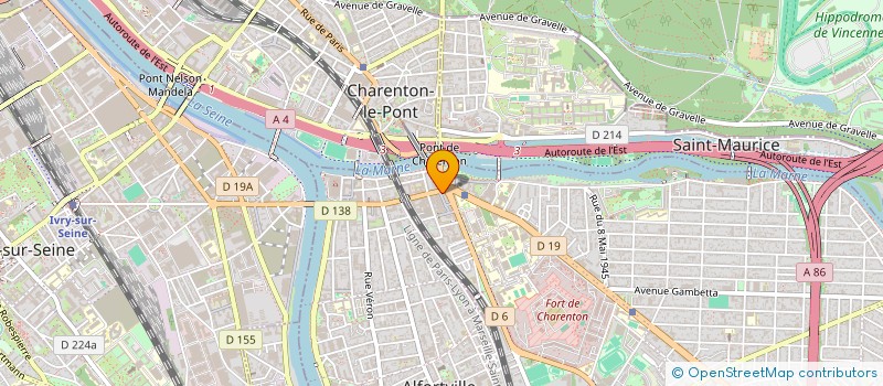 localisation de l'entreprise COPR FRAGONARD TOPAZES à MAISONS-ALFORT
