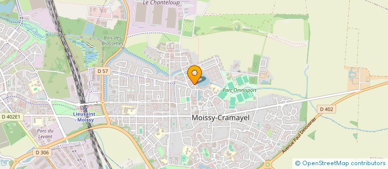 localisation de l'entreprise COPR FRUCTIDOR  MOISSY-CRAMAYEL