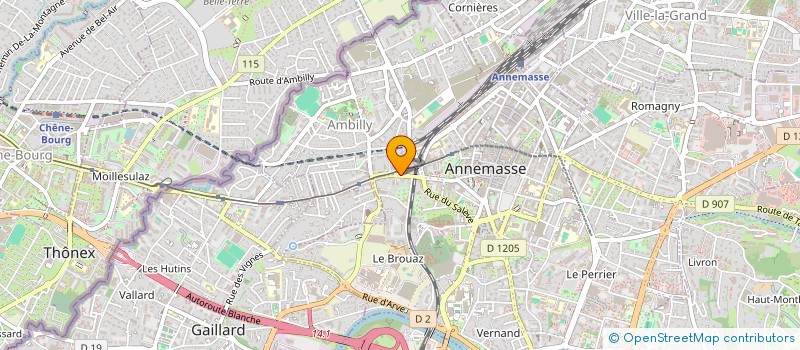 localisation de l'entreprise COPR GAVILLES  ANNEMASSE