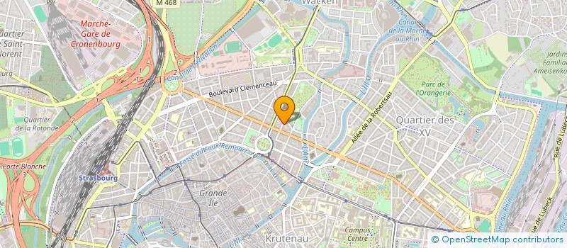 localisation de l'entreprise COPR GEISS CALLOT à STRASBOURG