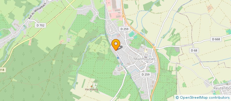 localisation de l'entreprise COPR HAUT BARR  MARMOUTIER