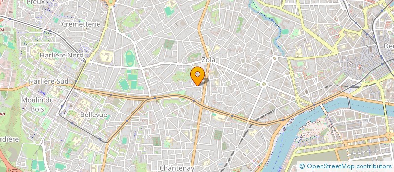 localisation de l'entreprise COPR IMB 20 RUE DE LA CONVENTION  NANTES