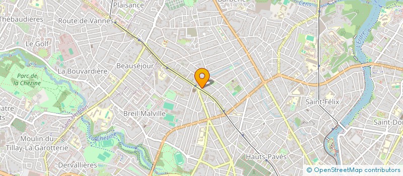 localisation de l'entreprise COPR IMB ALEXANDRE VINCENT  NANTES