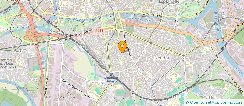 localisation de l'entreprise COPR IMM 34 R DE NEUFELD à STRASBOURG
