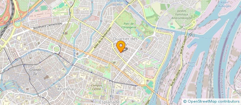 localisation de l'entreprise COPR IMM 4 RUE GOUNOD  STRASBOURG