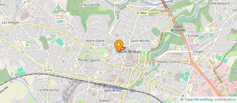 localisation de l'entreprise COPR IMM ARMORIQUE à SAINT-BRIEUC