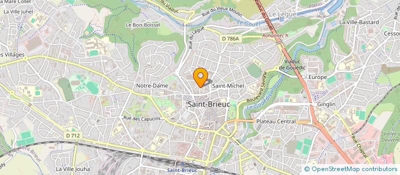 localisation de l'entreprise COPR IMM BARATOUX à SAINT-BRIEUC