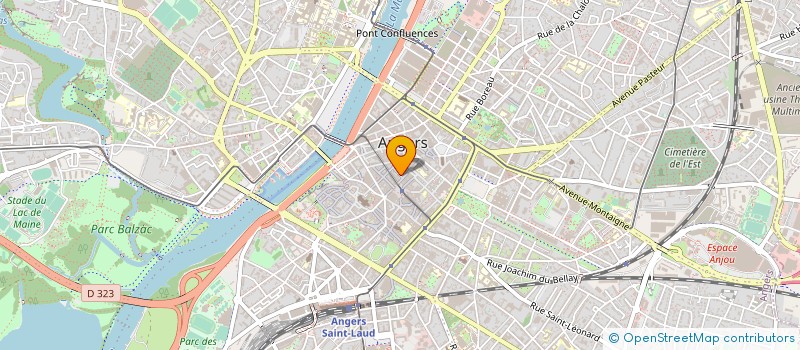localisation de l'entreprise COPR IMM ESPINE à ANGERS