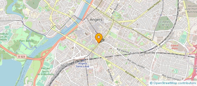 localisation de l'entreprise COPR IMM GRAND CERCLE à ANGERS