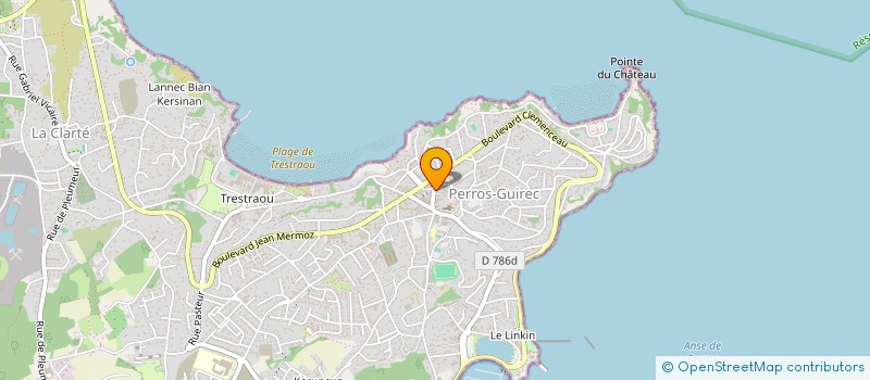 localisation de l'entreprise COPR IMM LE BYBLOS à PERROS-GUIREC