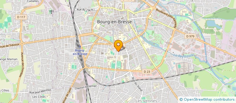 localisation de l'entreprise COPR IMM LES AMANDINES  BOURG-EN-BRESSE