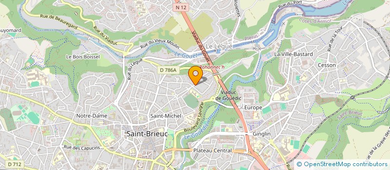 localisation de l'entreprise COPR IMM PASTEUR à SAINT-BRIEUC