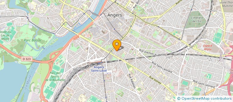localisation de l'entreprise COPR IMM R BECLARD à ANGERS