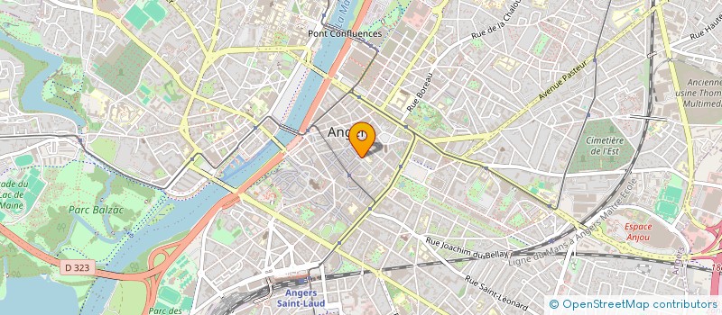 localisation de l'entreprise COPR IMM R CORDELIERS à ANGERS