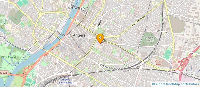 localisation de l'entreprise COPR IMM R DE LA MANUFACTUR à ANGERS