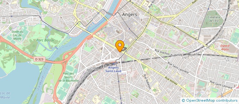 localisation de l'entreprise COPR IMM R DE LA PREFECTURE à ANGERS