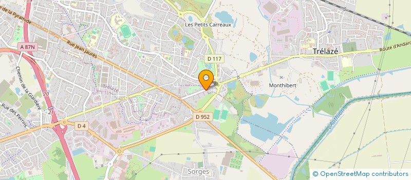 localisation de l'entreprise COPR IMM R FERNAND VEST  LES PONTS-DE-CE