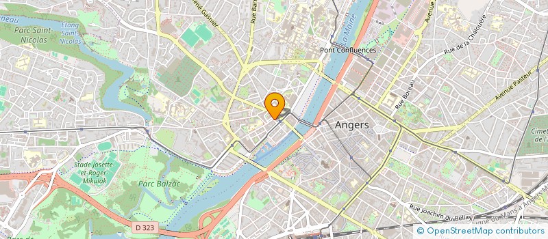 localisation de l'entreprise COPR IMM R GARNIER à ANGERS
